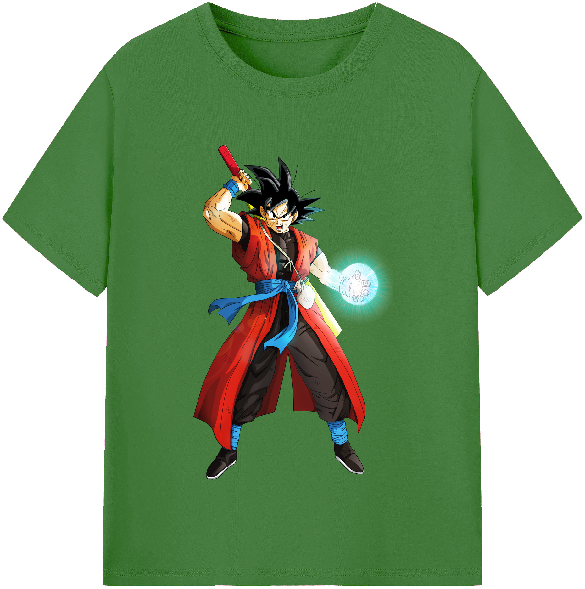 （画像用） ドラゴンボール 孫悟空（そん ごくう）Son Goku カカロット DRAGON BALL Kakarotto レディースカジュアルプリントTシャツ（綿100％）
